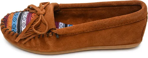 Vista 2 de Mocasín Minnetonka Kilty de gamuza para mujer