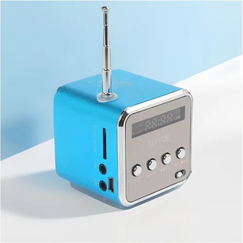 Vista 10 de Mini altavoz Bluetooth, reproductor de música inalámbrico Etigood portátil, radio FM, estéreo digital, reproductor MP3, compatible con tarjeta Negro