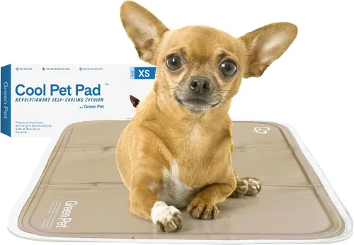 Vista 18 de The Green Pet Shop Cool Pet Pad – Extra pequeña, azul – Auto-refrigerante, alfombrilla activada por presión para perros y gatos de 0 a 8 libras