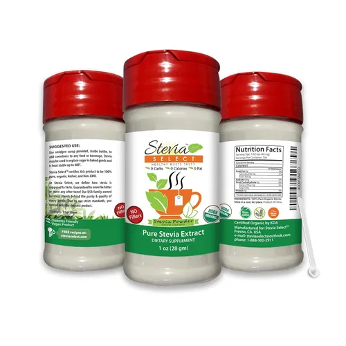 Vista 2 de Stevia Drops Vanilla & Irish Cream Con Extracto de Stevia Puro Sustituto de Azúcar Keto Sin Azúcar Stevia Paquete de 3