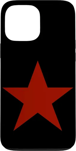 Vista 24 de Cyber Y2K Red Star On Black Front Retro Aesthetic Vintage Case for iPhone 16
