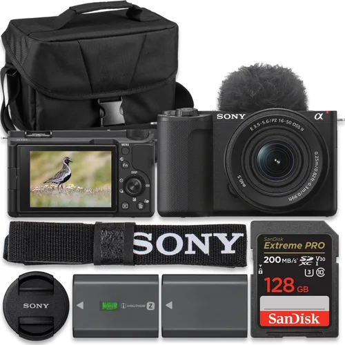 Vista 7 de Sony Alpha ZVE10 II - APS-C - Cámara con lente intercambiable, sin espejo, para creadores de contenido + Lente APS-C de gran apertura, gran angular