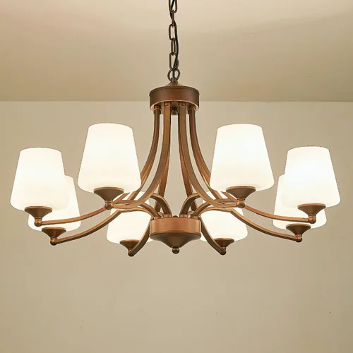 Vista 9 de Lámpara de comedor de níquel cepillado, moderna lámpara plateada con vidrio esmerilado, 3 luces de metal para isla de cocina, lámparas colgantes E26