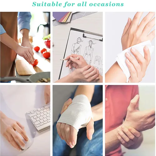 Vista 9 de Férula para el pulgar con muñequera, soporte para el pulgar para estabilizador de muñeca, mano, pulgar, se adapta tanto a la mano derecha izquierda