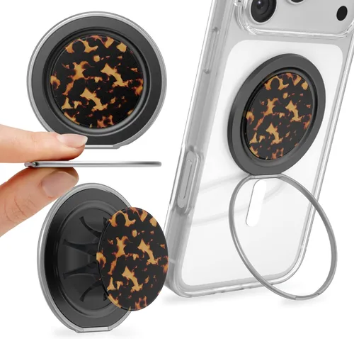 Vista 13 de PopSockets Agarre Low-Pro para MagSafe, perfil delgado, color negro