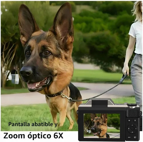 Vista 7 de ORDRO Cámara digital 4K para niños, adolescentes principiantes