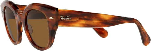 Vista 3 de Ray-Ban Women's Rb2192f Roundabout Low Bridge Fit Round Sunglasses