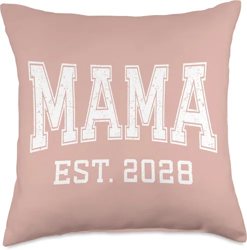 Vista 4 de Mama Est 2028 Custom Mom Personalized Mothers Day Customized Throw Pillow