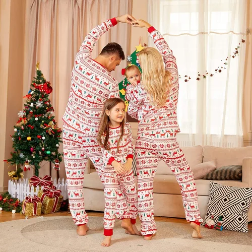 Vista 3 de PopReal - Pijamas de Navidad a juego para toda la familia