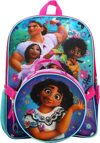 Vista 2 de Encanto The Magic Family - Mochila para almuerzo juvenil, Multicolor, osfa