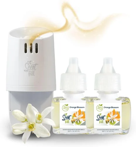 Vista 12 de Scent Fill Ambientador Enchufable de Glaciar 100% Natural, Repuestos de Aceite Perfumado, 2 Repuestos + Difusor