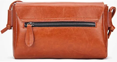 Vista 3 de JeHouze Bolso bandolera bandolera de cuero para mujer
