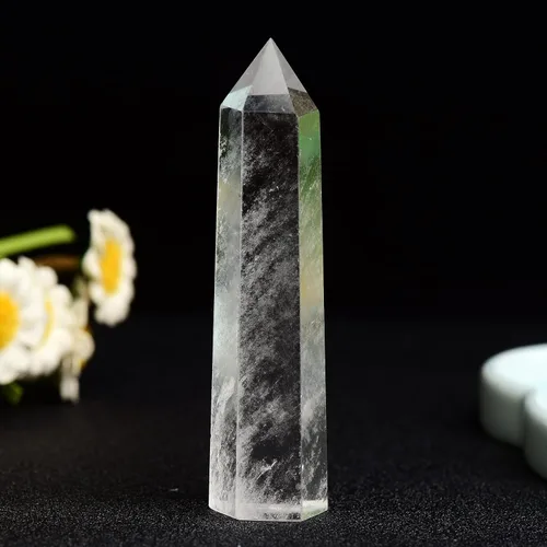 Vista 9 de 1 PCS Torre de Cristal Natural de Amatista de Ensueño 1.96-2.75" Varita de Cristal Curativo de 6 Facetas Chakra Reiki Terapia de Meditación
