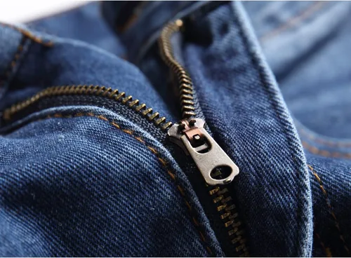 Vista 9 de Jeans cortos de verano con 5 bolsillos y corte regular para hombre