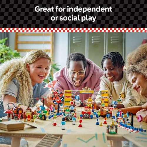 Vista 6 de LEGO Super Mario: Bicicleta de Yoshi del Mario Kart - Juego de Construcción de Juguetes para Niños, Niños y Niñas, Edades 7+ - Juguete del Mario