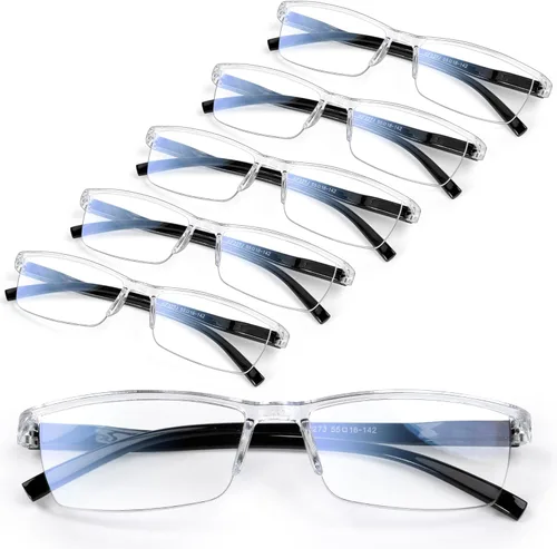 Vista 11 de Gaoye Executive Style Reading Glasses Men - Durable Readers with Blue Light Filtering- Comfortable Fit with TR90 Frames