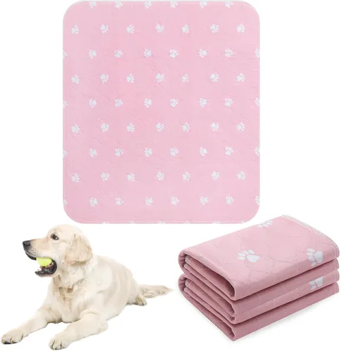 Vista 18 de PUPTECK Almohadillas lavables para orina para perros – Almohadillas impermeables reutilizables de entrenamiento para cachorros – Tapete de parto