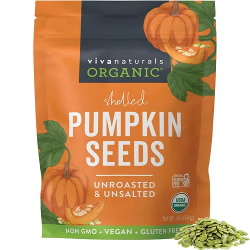 Vista 10 de Viva Naturals Semillas orgánicas de chia, 1 lb (454 g) – Omega-3 de origen vegetal y proteína vegana, sin gluten y sin OGM, perfectas para batidos