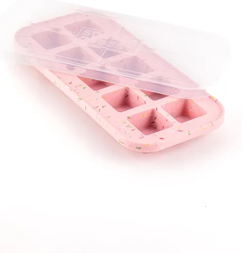 Vista 11 de Souper Cubes Moldes de silicona para congelador, 2 cucharadas, perfectos para almacenar ajo, hierbas, jengibre, pesto, pasta de tomate, jugo