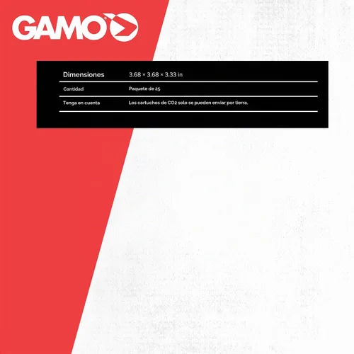 Vista 7 de Gamo 62124702554 Cilindros de CO2 de repuesto de 0.42 oz, paquete de 25