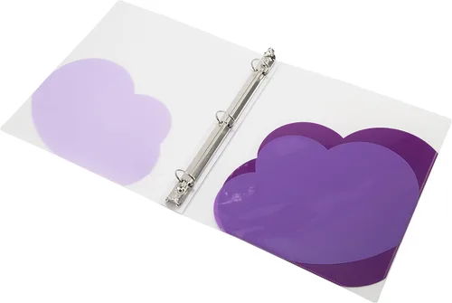 Vista 4 de Filexec Products Cloud, carpeta de anillas, 1 pulgada, paquete de 4 (50493-6457)