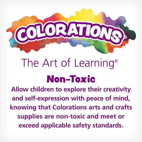 Vista 5 de Colorations® La pintura de témpera en polvo, negro, 1 libra, es una compra valiosa, diluye solo lo que necesitas, color fuerte y vibrante, no tóxico