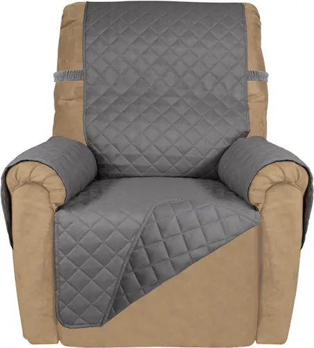 Vista 174 de PureFit - Funda de sofá acolchada reversible, protector de muebles impermeable, funda de sofá lavable con espuma antideslizante y correas elásticas