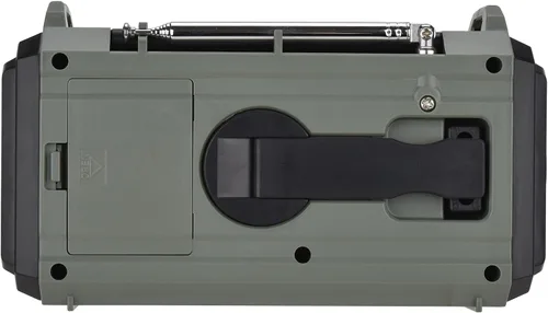 Vista 2 de Radio de emergencia 10000MAH Radio meteorológica solar manivela AM/FM/SW/NOAA radio de onda corta portátil con cargador de teléfono celular