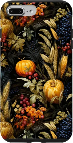 Vista 12 de iPhone 12 mini otoño hojas caídas calabaza especia cosecha feliz otoño caso