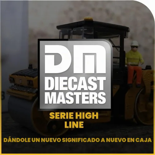 Vista 8 de Diecast Masters 1:50 Modelo Cat CB-13 Rodillo vibratorio en tándem con cabina, 85595