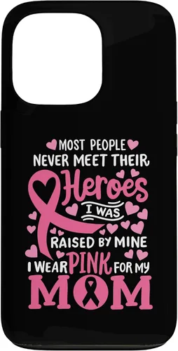 Vista 10 de Breast Cancer Awareness Wear Pink for My Mom Support Kids Case for iPhone 17