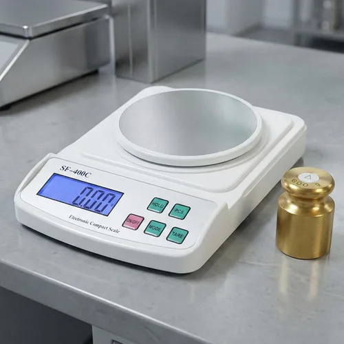 Vista 4 de Dispositivo de pesaje de precisión 0.00 oz de la balanza de masa del laboratorio de la escala de Digitaces