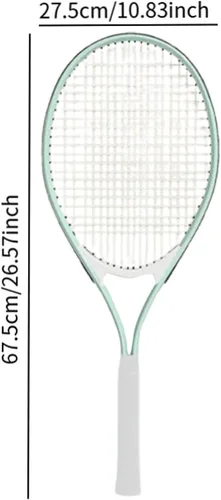 Vista 5 de Vaveren Raquetas de tenis para adultos principiantes, cómodas, portátiles, recreativas, para entrenamiento, ligeras, para jugar al aire libre
