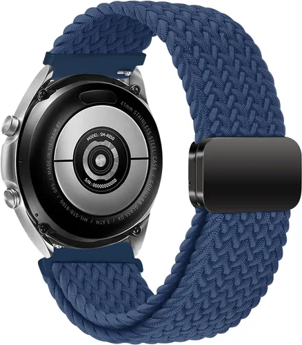 Vista 20 de Correa de nailon compatible con Samsung Galaxy Watch 7/6/5/4/FE 1.732 in 1.575 in/Galaxy Watch 5 Pro 1.772 in/Watch 4/6 Classic 1.850 in 1.811 in