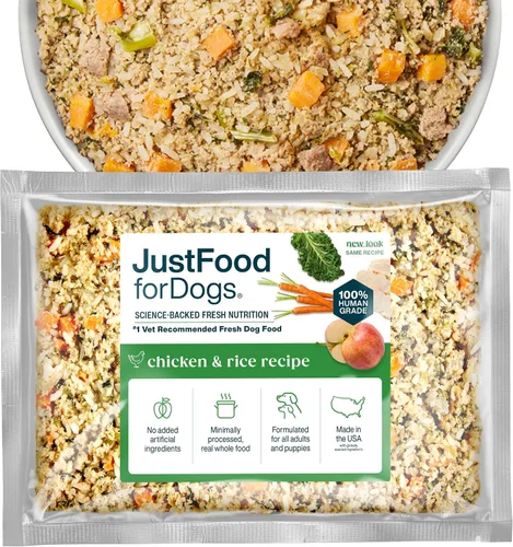 Vista 11 de JustFoodForDogs Comida Congelada Fresca para Perros, Comida Completa o Complemento, Receta de Carne de Res y Papa Russet de Grado Humano, 18 oz