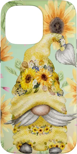 Vista 21 de Sunflower Gnome for Garden Mom Hippies Cute Summer Pattern Case for iPhone 17