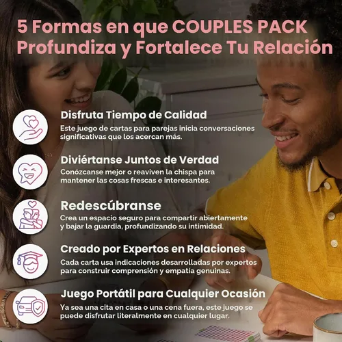Vista 2 de TALKING POINT CARDS Profundiza tu conexión con 200 tarjetas de conversación divertidas y atractivas para parejas. Construye intimidad, fortalece tu