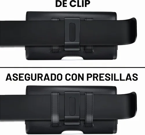 Vista 6 de DeBin Belt Holder Case with Clip for Samsung Galaxy Plus/FE Models Negro