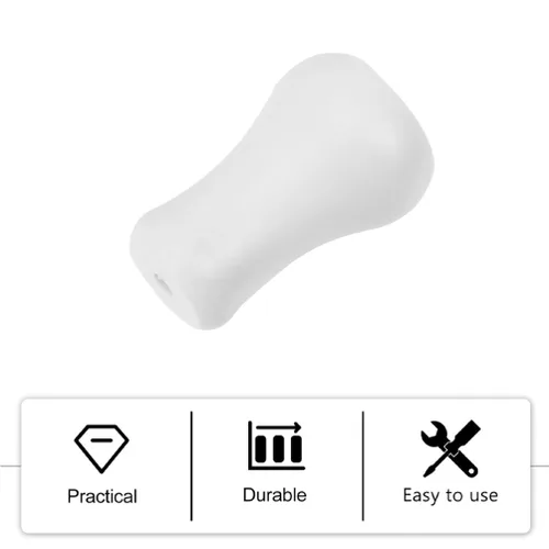 Vista 5 de 20 pomos de plástico para persianas blancas, pomos de plástico para cable ciego, para colgar, extremos de cable para cortina y manualidades