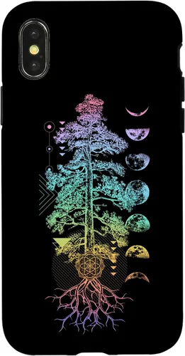Vista 5 de Tree of Life Phases of The Moon Yoga Chakra Gift Case for iPhone 17