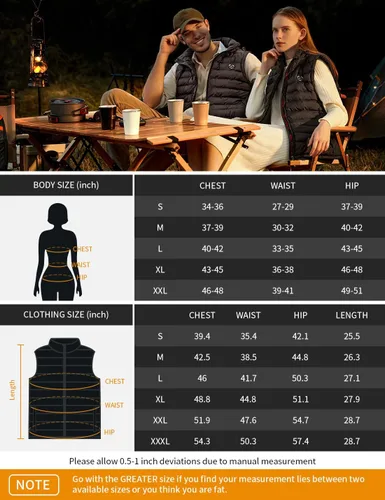 Vista 6 de iHood Women's Heated Vest with Battery Pack, Heated Vest Women with Retractable Heated Hood Washable Heated Jackets for Women