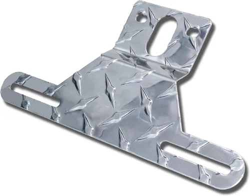 Vista 7 de Marco universal de soporte para matrícula de remolque, soporte para matrícula, marco de placa de montaje para remolque, soporte de placa para RV