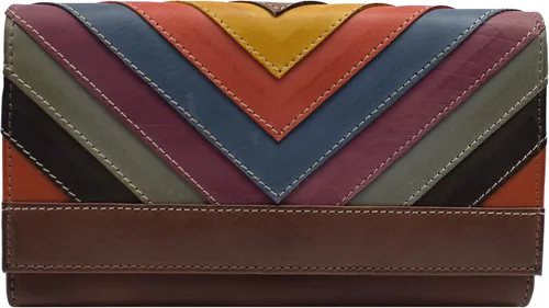Vista 5 de Swiss Marshall Carteras de cuero para mujer bloqueo RFID gran capacidad tarjetero para teléfono Varios colores Cartera de mano