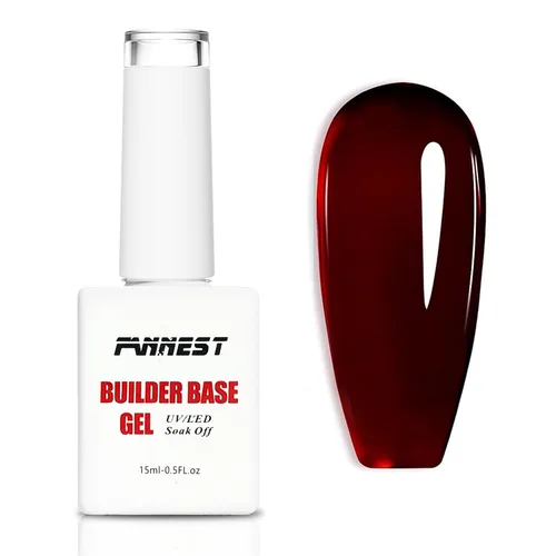 Vista 21 de Kit de Gel Constructor Gel Base de Goma Esmalte de Uñas, 15ml*2pcs (0.51 fl oz x 2 piezas) Para Engrosamiento de Uñas, Extensión de Fortalecimiento