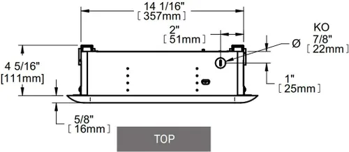 Vista 4 de ASK1501W Calentador de techo 1500W 120V