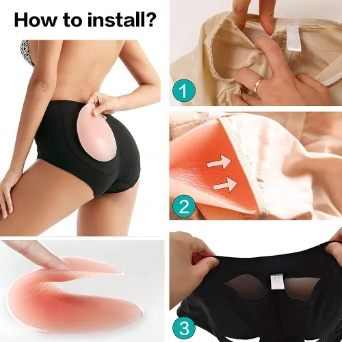 Vista 6 de RosinKing Almohadillas de silicona para glúteos para mujer