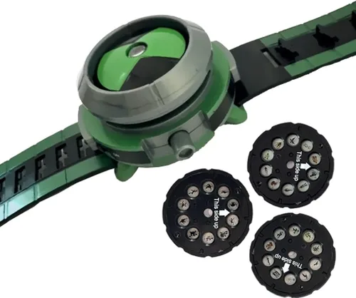Vista 4 de Ben Toys 10 Ben Watch Omnitrix Toys Alien Toy Creation Chamber Figuras de acción Ultimatrix para niños proyector, relojes