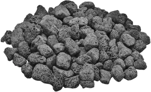 Vista 8 de Skyflame Rocas de lava de 10 libras para hogueras, mesas de fuego, chimeneas, decoración de paisajismo de jardín