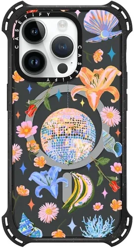Vista 12 de CASETiFY - Funda para iPhone 15 Pro, compatible con MagSafe A prueba de golpes 21.3 pies 6x protección contra caídas de grado militar Black