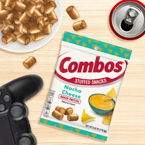 Vista 7 de COMBOS Cheese Snacks - Paquetes de bocadillos de queso nacho, aperitivo de galleta horneada, bolsa a granel de 6.3 onzas (paquete de 12) Easy